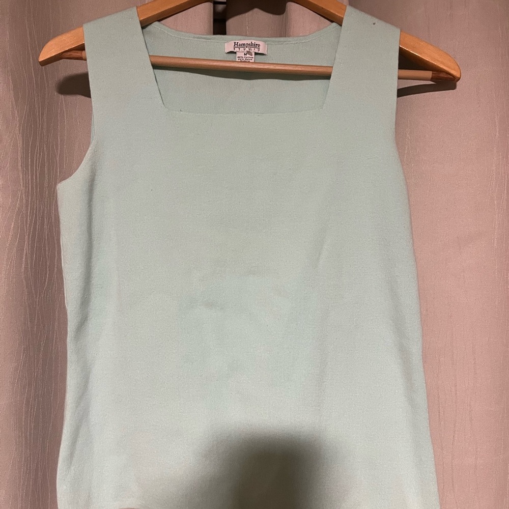 VTG square neck cotton tank